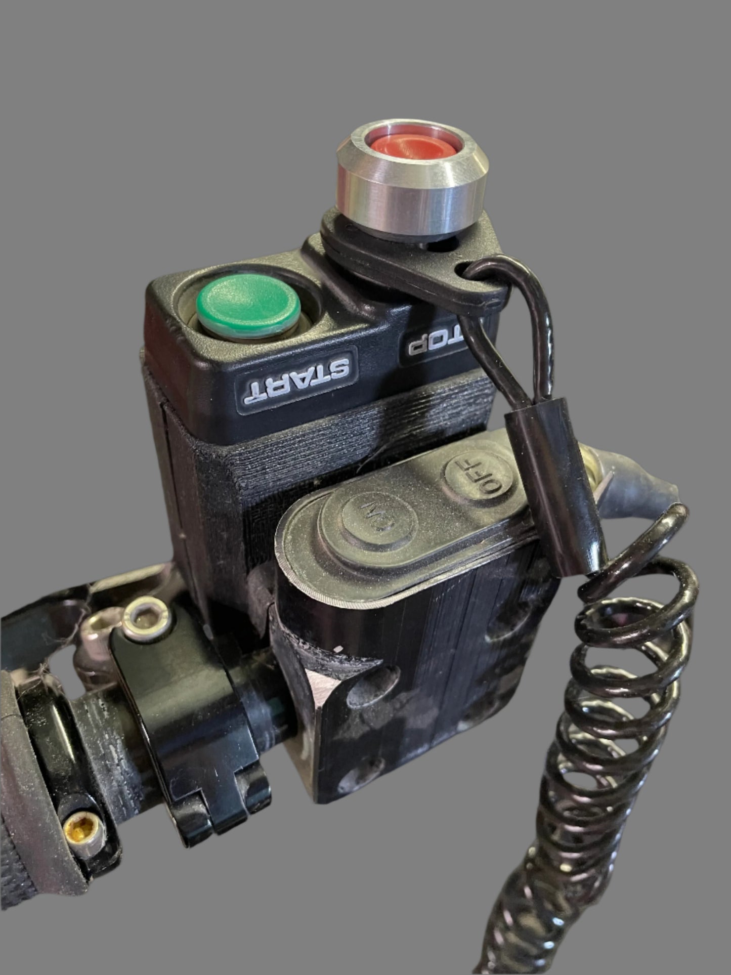 Shielded Stop Button