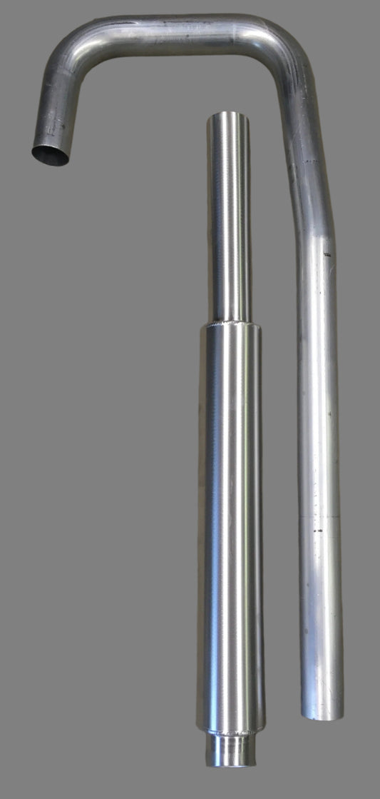 Type 4 Resonator Rear Exhaust Kit